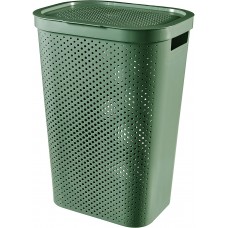 Корзина для белья Curver Infinity Recycled 60L Green (245809)