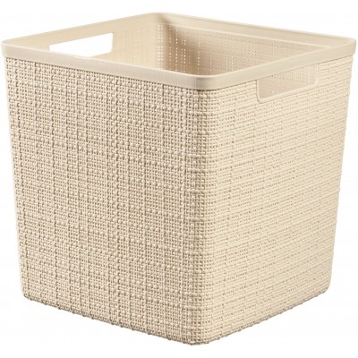 Coș depozitare Curver Jute 17L Cream (245372)