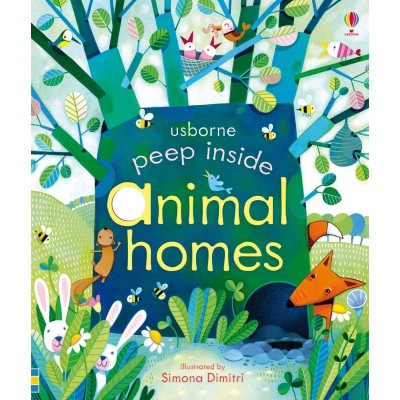 Книга Peep inside animal homes (9781409550181)