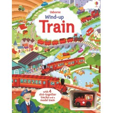 Книга Wind-up train book with slot-together tracks (9781409581796)