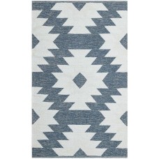 Ковёр Eko Hali Afro Kilim 01 Sky Blue White 1.20x1.80m