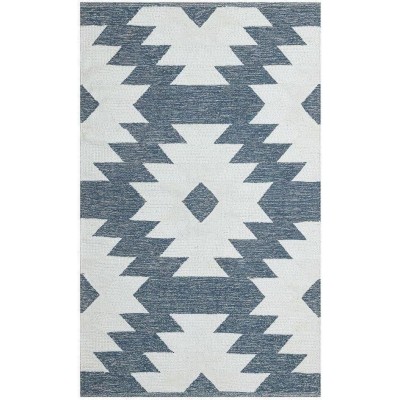 Ковёр Eko Hali Afro Kilim 01 Sky Blue White 1.20x1.80m