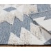 Ковёр Eko Hali Afro Kilim 01 Sky Blue White 1.20x1.80m