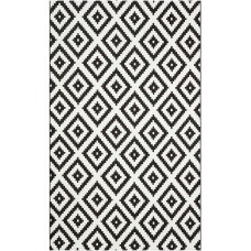 Ковёр Eko Hali Luna LN 34 White Black NW 1.50x2.30m