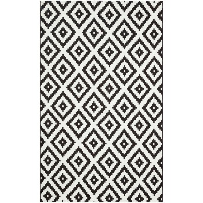 Ковёр Eko Hali Luna LN 34 White Black NW 1.50x2.30m