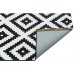 Ковёр Eko Hali Luna LN 34 White Black NW 1.50x2.30m