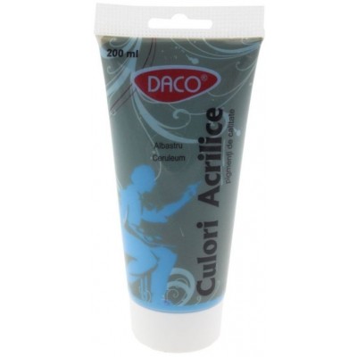 Vopsele de artă Daco Acrylic Cerulean Blue 200ml (CU3200AC)