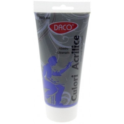 Vopsele de artă Daco Acrylic Ultramarine Blue 200ml (CU3200AUL)