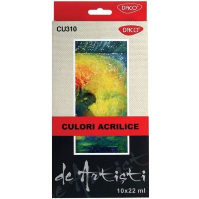 Художественные краски Daco Acrylic 10 Colors 22ml (CU310)