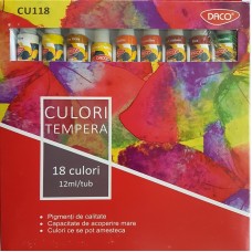 Vopsele de artă Daco 18 Colors 12ml (CU118)