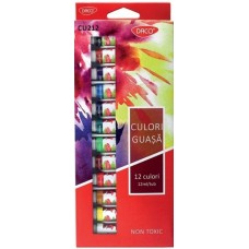 Художественные краски Daco Gouache 12 Colors 12ml (CU212)