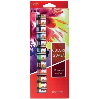 Художественные краски Daco Gouache 12 Colors 12ml (CU212)