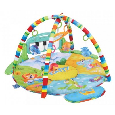 Covor joc pentru copii Baby Mix Bayo Safari (38649)