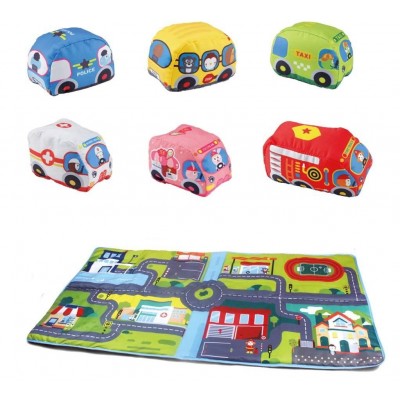 Covor joc pentru copii Baby Mix Bayo Town (41510)