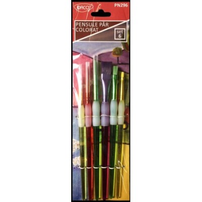 Set pensule pentru desen Daco 6pcs (PN296)