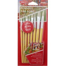 Set pensule pentru desen Daco 8pcs (PN8U)