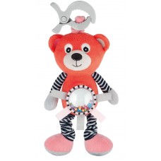 Игрушка для колясок и кроваток Canpol Babies Bear (68/062) Coral