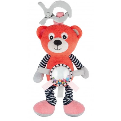 Игрушка для колясок и кроваток Canpol Babies Bear (68/062) Coral