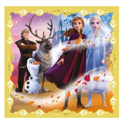 Puzzle Trefl 3in1 Anna and Elsa (34847)