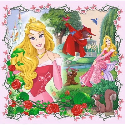 Пазл Trefl 3in1 Rapunzel Aurora and Ariel (34842)