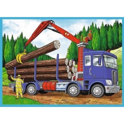 Puzzle Trefl 4in1 Construction Machinery (34353)