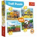 Puzzle Trefl 4in1 Construction Machinery (34353)