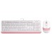 Комплект A4Tech F1010 White/Pink