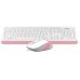 Комплект A4Tech F1010 White/Pink