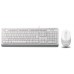 Комплект A4Tech F1010 White/Grey