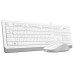 Set A4Tech F1010 White/Grey