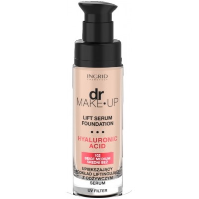 Тональный крем для лица Ingrid Dr. Make Up Lift Serum Foundation Golden