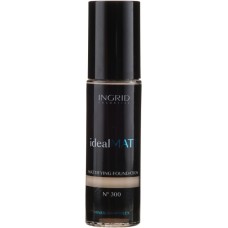 Fond de ten pentru față Ingrid Ideal Matt Mattifying Foundation Ivory