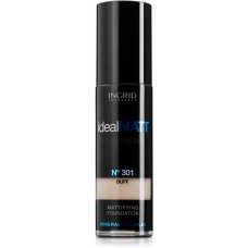 Fond de ten pentru față Ingrid Ideal Matt Mattifying Foundation Buff