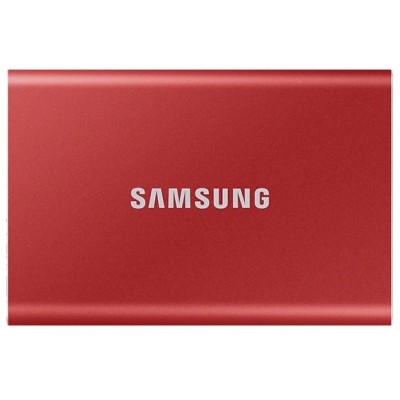 Внешний SSD Samsung Portable T7 Red 2Tb (MU-PC2T0R/WW)