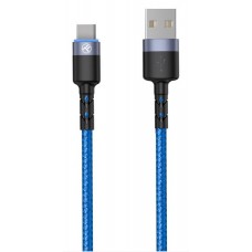 USB Кабель Tellur USB to Type-C 1.2m Blue (TLL155344)