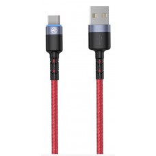 Cablu USB Tellur USB to Type-C 1.2m Red (TLL155334)