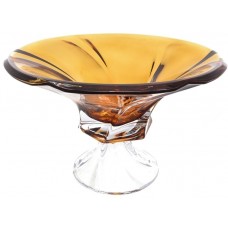 Bol pentru fructe Bohemia Mozart Amber 33cm (55506)