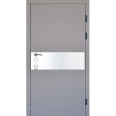 Uşă de exterior Lumea Fierului Devi-U Italy Gray Soft/White Soft (960x2050)