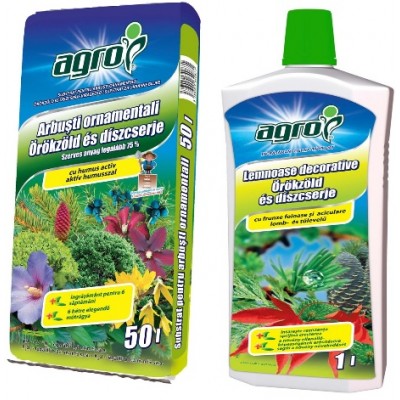 Îngrășăminte pentru plante Agro CS Set Substrat 20L+Liquid Fertilizer 1L