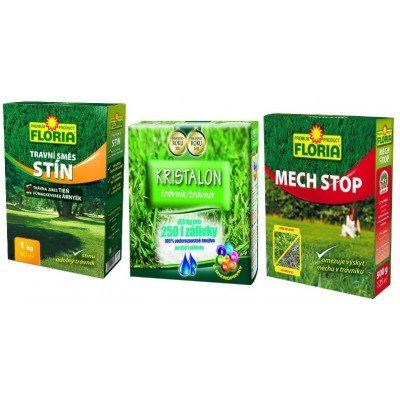 Semințe de gazon Agro CS Gazon Umbra 1kg+Kristalon 0.5kg+Mech Stop 0.5kg