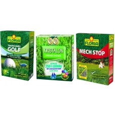 Семена для газона Agro CS Gazon Golf 1kg+Kristalon 0.5kg+Mech Stop 0.5kg