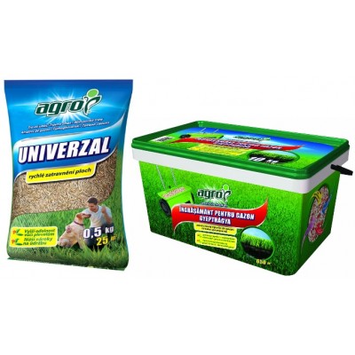 Semințe de gazon Agro CS Gazon Universal 5kg+Fertilizer 3kg