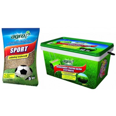 Семена для газона Agro CS Gazon Sport 5kg+Fertilizer 3kg