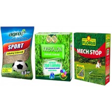 Семена для газона Agro CS Gazon Sport 2kg+Kristalon 0.5kg+Mech Stop 0.5kg