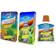 Удобрения для растений Agro CS Set Substrat 5L+Liquid Fertilizer 0.25L+Keramzit 1L