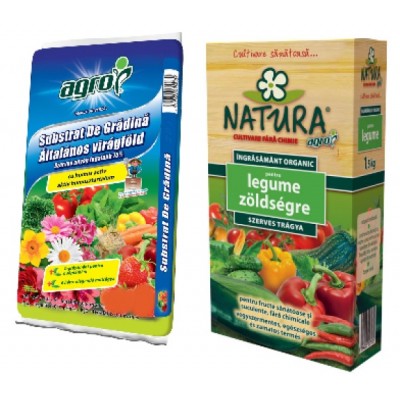 Îngrășăminte pentru plante Agro CS Set Substrat 50L+Organic Fertilizer 1.5kg