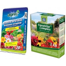 Îngrășăminte pentru plante Agro CS Set Substrat 20L+YaraMila Complex 1kg