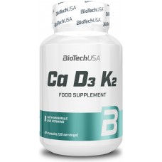 Витамины Biotech Ca+D3+K2 90cap