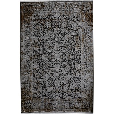 Ковёр Made in Turkey Zynet Yellow/Black (2458B_A4584) 1.60x2.30m