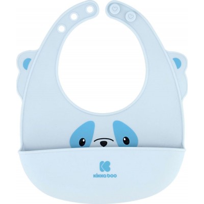 Bavețică Kikka Boo Silicone Bib Blue